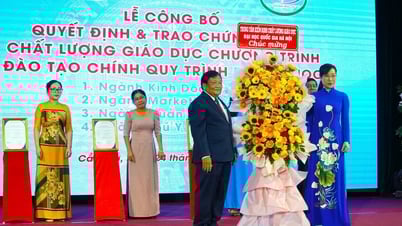 Trường ĐH Tây Đô đạt chuẩn kiểm định 4 chương trình đào tạo đại học