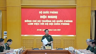 General Phan Van Giang works with the Border Guard Command...