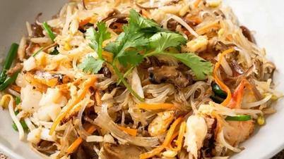 Cómo hacer fideos vermicelli de cangrejo salteados, deliciosos y sencillos