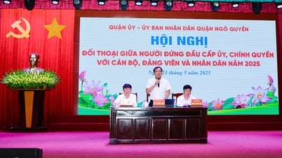 Lãnh đạo quận Ngô Quyền đối thoại với cán bộ, đảng viên và Nhân dân năm 2025
