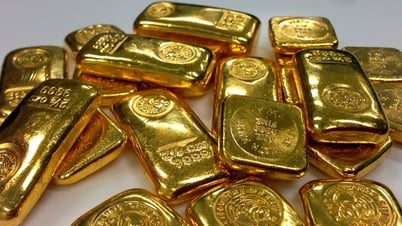 Gold price this afternoon, May 24, 2025, domestic and world gold prices increased sharply, immersed in green