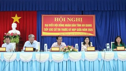 Les délégués du Conseil populaire provincial d'An Giang rencontrent les électeurs du district de Chau Thanh