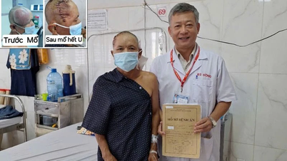 L'hôpital général Tay Nguyen a opéré avec succès un patient atteint d'une tumeur géante à la tête.