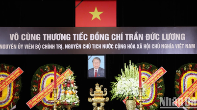 [Ảnh] Thành phố Hồ Chí Minh tổ chức lễ viếng nguyên chủ tịch nước Trần Đức Lương
