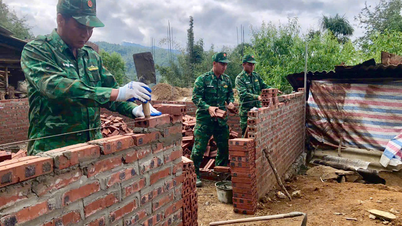 Lai Chau Provincial Border Guard: Building houses with love and responsibility