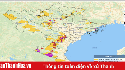 Sturzflut- und Erdrutschwarnung in 11 Bergbezirken von Thanh Hoa