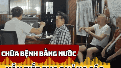 Cơ sở “chữa bách bệnh bằng nước” vẫn tiếp tục quảng cáo dù bị kiểm tra