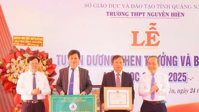 Trường THPT Nguyễn Hiền (Duy Xuyên) xếp vị thứ Ba toàn đoàn tại kỳ thi học sinh giỏi khối lớp 12 cấp tỉnh