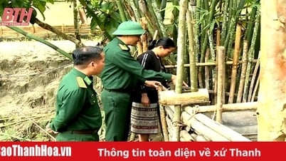 国境地域の家庭を担当する国境警備隊員