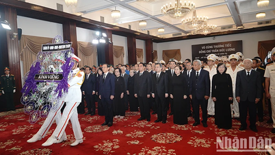 De nombreuses délégations ont rendu visite à l’ancien président Tran Duc Luong à Ho Chi Minh-Ville.