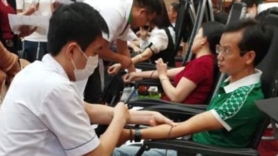 Gần 400 người ở huyện Kim Thành tham gia hiến máu tình nguyện