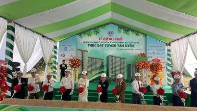 Ceremonia de inauguración del proyecto residencial de gran altura Phuc Dat Tan Uyen