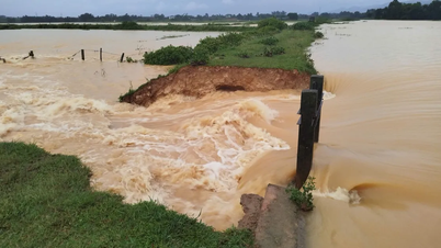 Ha Tinh : Le barrage de Ha Tinh s'est rompu après de fortes pluies