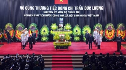 Cérémonie commémorative pour l'ancien président Tran Duc Luong à Hanoi