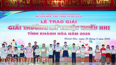 Trao giải thưởng mỹ thuật thiếu nhi tỉnh Khánh Hòa năm 2025