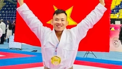 Võ sĩ Đào Hồng Sơn và đội tuyển jujitsu Việt Nam giành 7 HCV tại giải châu Á 2025