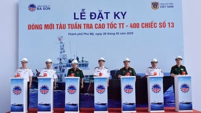 Lễ đặt ky đóng mới tàu tuần tra cao tốc cho Cảnh Sát biển Việt Nam