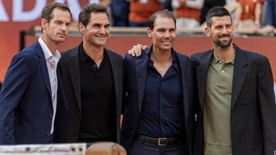 Big Four bất ngờ hội tụ trong ngày tri ân Rafael Nadal
