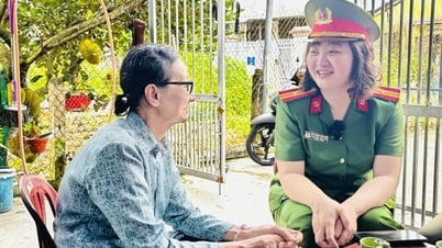 Dedicated female commune police officer