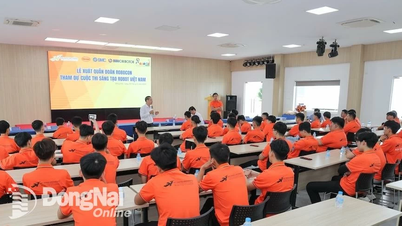 68 sinh viên Trường đại học Lạc Hồng tham gia thi Robocon Việt Nam 2025