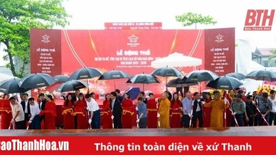 Lễ động thổ và phát động tu bổ, tôn tạo di tích Đình - Chùa làng Bùi