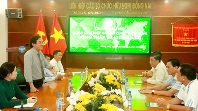 Liên hiệp các tổ chức hữu nghị tỉnh Đồng Tháp và Kiên Giang thăm và làm việc tại Đồng Nai