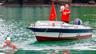 Anh Vien and Do Kim Phuc do something unprecedented in Ha Long Bay