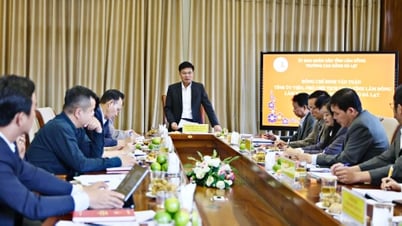 Phó Chủ tịch UBND tỉnh Đinh Văn Tuấn làm việc với Trường Cao đẳng Đà Lạt