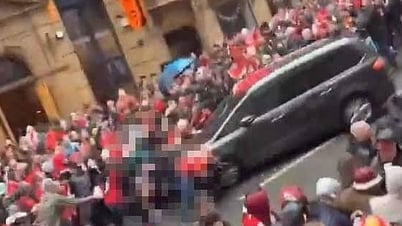 Man drives car into Liverpool fans, creating horrifying scene