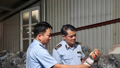 Kiểm tra xưởng sản xuất tại Hà Nội, phát hiện sản phẩm nghi giả nhãn hiệu
