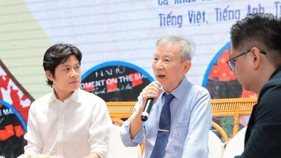 Lehrer übersetzt den Text von Nguyen Van Chungs 3,1 Milliarden Mal angesehenem Lied in drei Sprachen