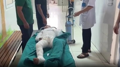 Nghe tiếng khóc, mẹ chạy về thấy con như ngọn đuốc sống