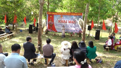 Organizing cultural - tourism - culinary activities at Dak Loi stream