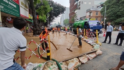 Mobilisierung maximaler Personalressourcen zur Bewältigung des Schlammunfalls in der Cat Linh Straße