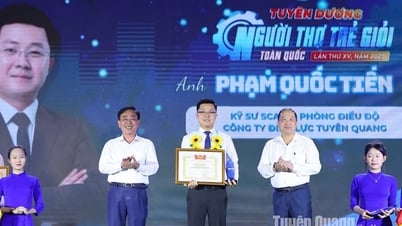 Tuyen Quang มีชายหนุ่มที่ได้รับการยอมรับในฐานะคนงานเยาวชนดีเด่นแห่งชาติเป็นครั้งที่ 15