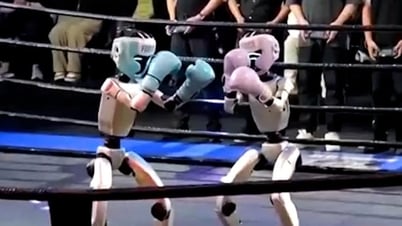 Robot hình người lần đầu thượng đài đấu võ: gay cấn, kịch tính và hài hước