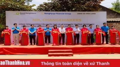 Khánh thành công trình mương tiêu nước thải và vệ sinh môi trường trong khu dân cư thôn Bèo