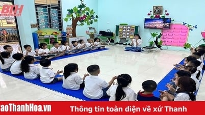 Trường Mầm non thị trấn Thọ Xuân nỗ lực xây dựng trường chuẩn quốc gia