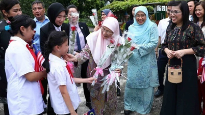 ภริยาของนายกรัฐมนตรี Pham Minh Chinh เยี่ยมชมศูนย์คุ้มครองเด็กในมาเลเซีย