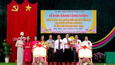 Xã Phúc Khoa: 2 đơn vị trường đạt chuẩn Quốc gia mức độ 2