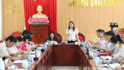 Kiểm tra, giám sát công tác tín dụng chính sách tại huyện Văn Lãng - Báo và Đài Phát thanh Truyền hình Lạng Sơn