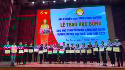 Đơn Dương: Trao học bổng cho 185 em học sinh có hoàn cảnh khó khăn