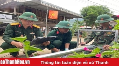Das schöne Bild von Onkel Hos Soldaten in den Herzen der Menschen in Grenzgebieten verbreiten
