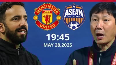 ASEAN 올스타 대 MU 경기를 생중계로 시청할 수 있는 링크, 오후 7시 45분 오늘, 5월 28일