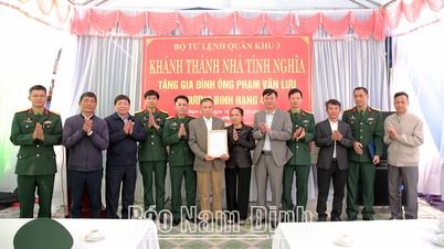 Lực lượng vũ trang tỉnh quan tâm, chăm lo gia đình chính sách