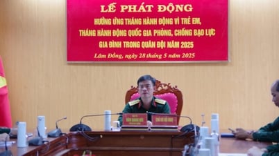 Phát động Tháng Hành động vì trẻ em trong quân đội