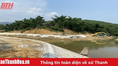 Lang Chanh: Speed ​​up construction progress of disaster prevention and control projects