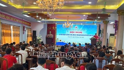Tập huấn nghiệp vụ công tác hội, công tác tình nguyện viên chữ thập đỏ năm 2025