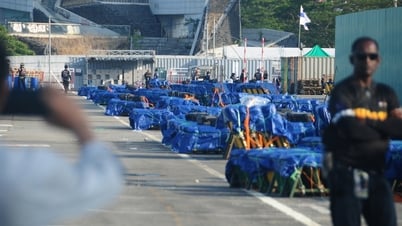 Internationales Feuerwerksfestival auf dem Schlachtfeld von Da Nang
