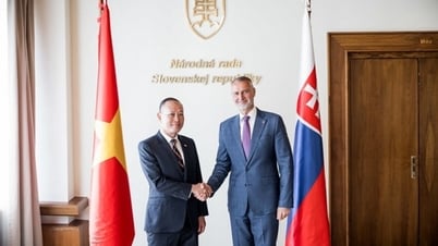 Chủ tịch Quốc hội Slovakia tiếp Đại sứ Phạm Trường Giang